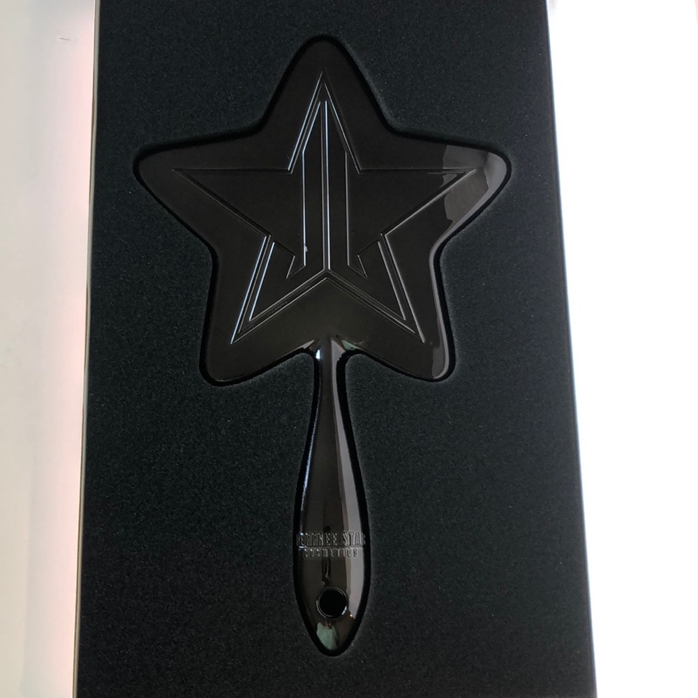 Jeffree Star cosmetics hand mirror black